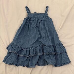 Old Navy Blue Tiered Ruffle Sundress